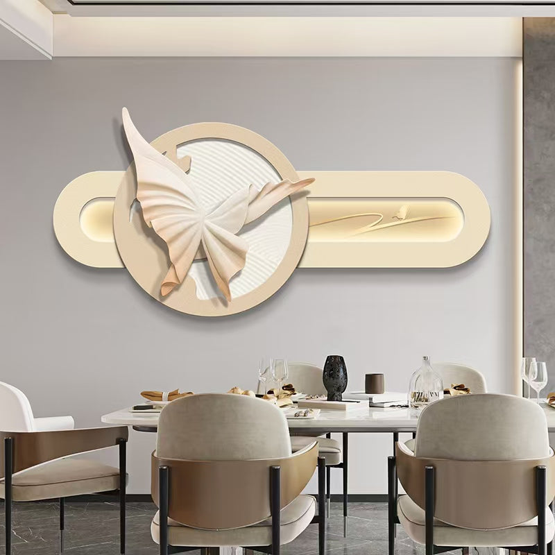 Cuadro Decorativo Mariposa Etérea | Arte de Transformación y Belleza en Poliresina 3D