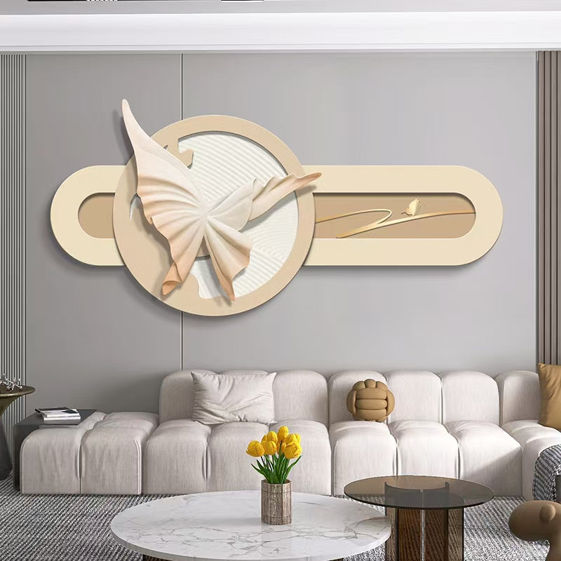 Cuadro Decorativo Mariposa Etérea | Arte de Transformación y Belleza en Poliresina 3D