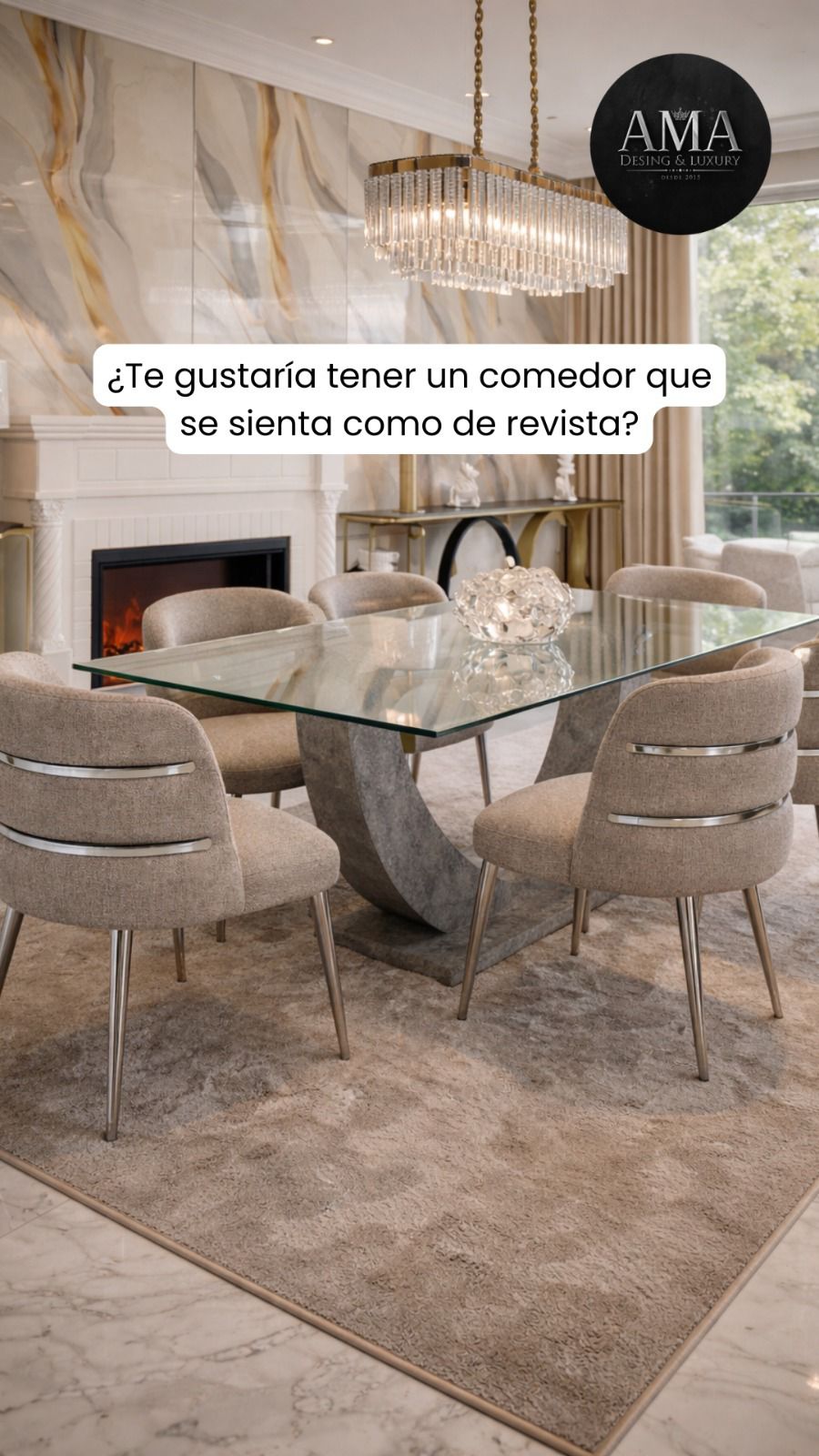 Mesa Vidrio  ¡Aprovecha este modelo y hazlo tuyo!