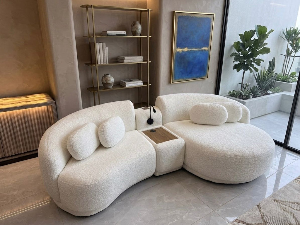 sofá modular de diseño curvo – Ama Luxury
