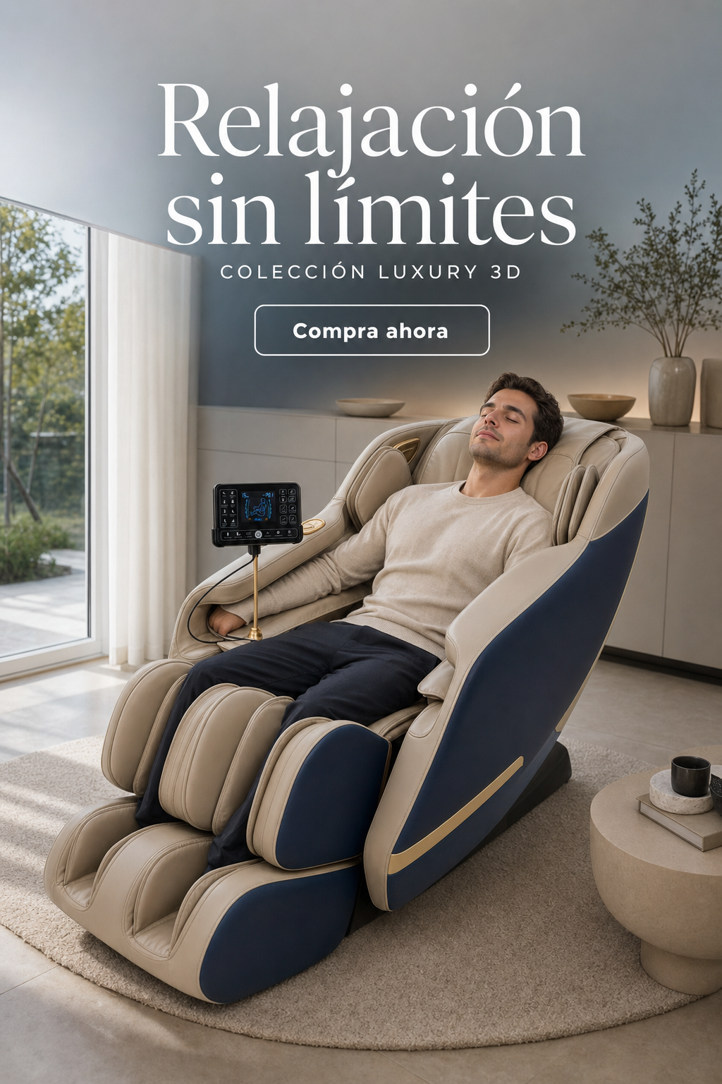 Sillón Masajeador CLASS 3D Inteligente