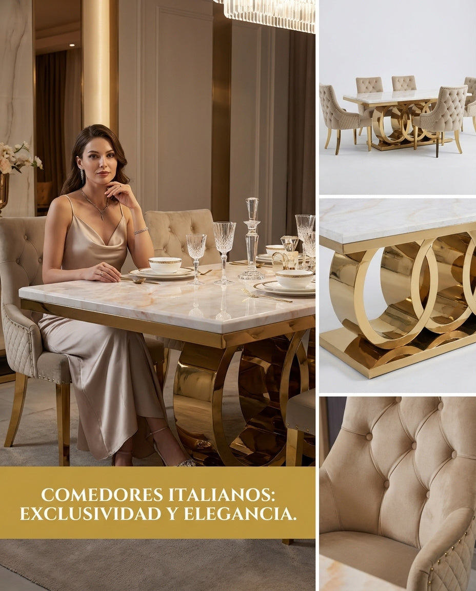 Comedor de Lujo Estilo Italiano