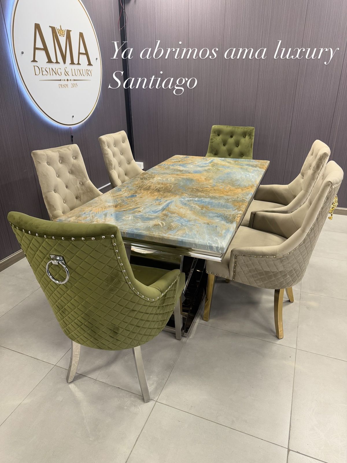 Comedor de Lujo Estilo Italiano
