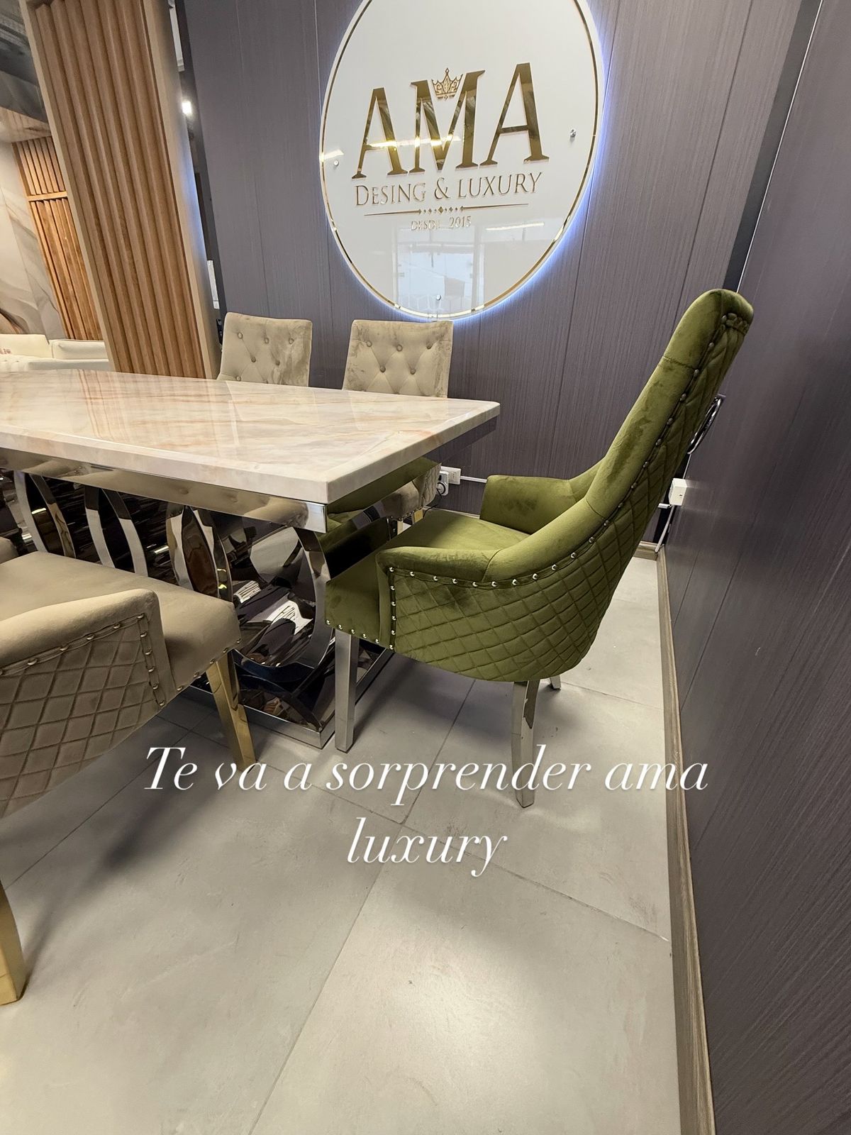 Comedor de Lujo Estilo Italiano